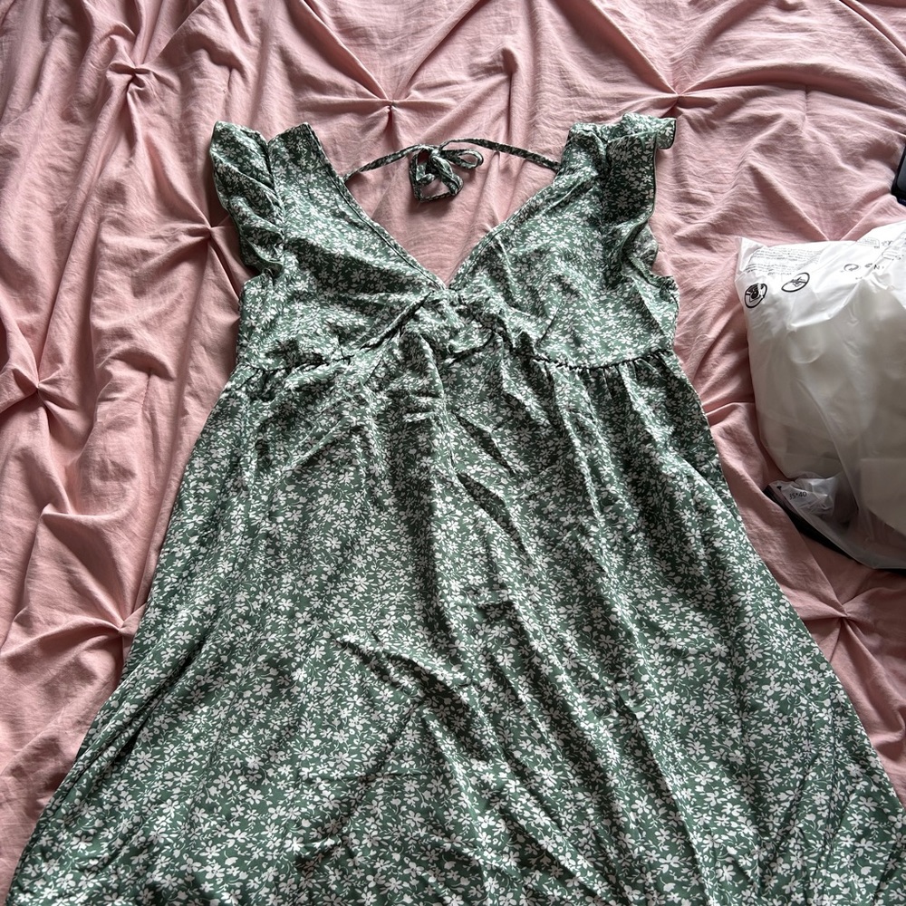 Ruffle floral dress